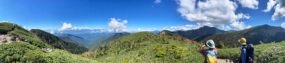 下山：塩見小屋 → 三伏峠小屋