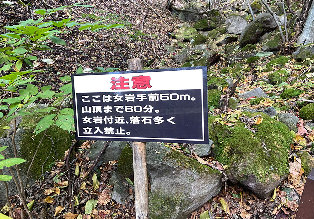 【茅ヶ岳・金ヶ岳登山】女岩