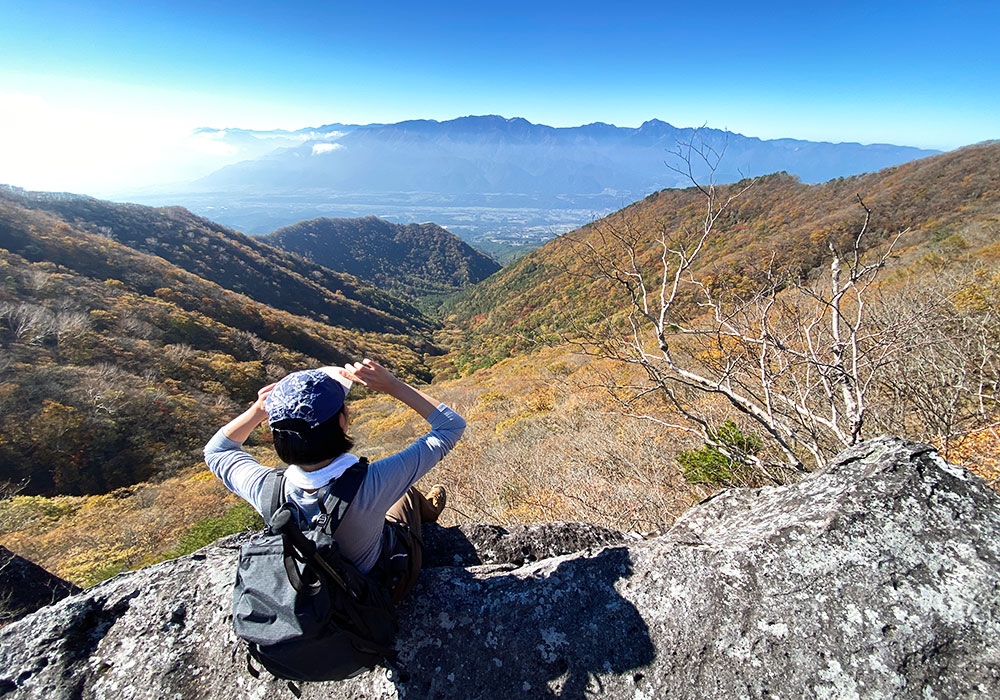 【茅ヶ岳・金ヶ岳登山】展望スポット！